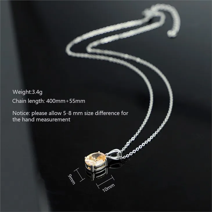 sparking CZ pendant necklace 04